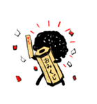 もじゃ と 冬（個別スタンプ：11）