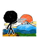 もじゃ と 冬（個別スタンプ：16）