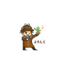 ドット絵【探偵さんと助手くんと仲間たち】（個別スタンプ：11）