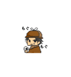 ドット絵【探偵さんと助手くんと仲間たち】（個別スタンプ：16）
