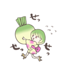 紅芯大根ちゃん（個別スタンプ：3）