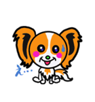 イケメン犬 パピヨンリロ（個別スタンプ：10）