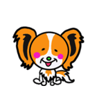 イケメン犬 パピヨンリロ（個別スタンプ：11）