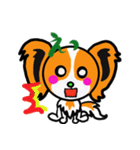 イケメン犬 パピヨンリロ（個別スタンプ：19）