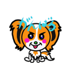 イケメン犬 パピヨンリロ（個別スタンプ：20）
