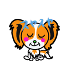 イケメン犬 パピヨンリロ（個別スタンプ：22）