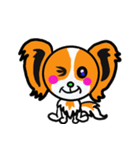イケメン犬 パピヨンリロ（個別スタンプ：23）