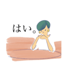 ショートヘアな人_02（個別スタンプ：1）