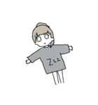 ゆるゆるおんなのこ（個別スタンプ：2）