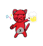 レッドキャット（個別スタンプ：12）