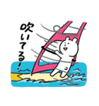 ウィンドサーフィン好きのくま（個別スタンプ：3）