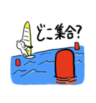 ウィンドサーフィン好きのくま（個別スタンプ：10）