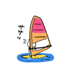 ウィンドサーフィン好きのくま（個別スタンプ：30）
