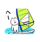 ウィンドサーフィン好きのくま（個別スタンプ：32）