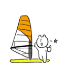 ウィンドサーフィン好きのくま（個別スタンプ：38）
