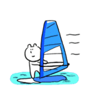 ウィンドサーフィン好きのくま（個別スタンプ：40）