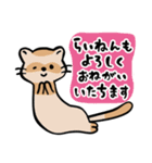 フェレットからのごあいさつ～年末年始編～（個別スタンプ：10）