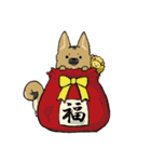 クロハナの年末年始セット2020（個別スタンプ：14）