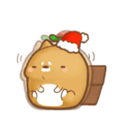 鉢植え犬はちーお正月+クリスマス鉢ー（個別スタンプ：3）
