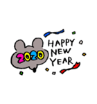 新年ネズミくん（個別スタンプ：4）