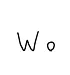 日常使える文字スタンプ（2）（個別スタンプ：14）