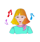 虹の夢の少女（個別スタンプ：8）