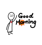 日常で使える ほんわか白いひと - 英語 -（個別スタンプ：6）