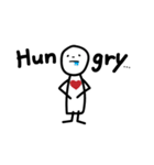 日常で使える ほんわか白いひと - 英語 -（個別スタンプ：9）