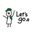 日常で使える ほんわか白いひと - 英語 -（個別スタンプ：13）