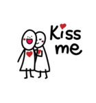 日常で使える ほんわか白いひと - 英語 -（個別スタンプ：18）