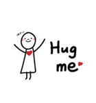 日常で使える ほんわか白いひと - 英語 -（個別スタンプ：19）
