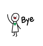 日常で使える ほんわか白いひと - 英語 -（個別スタンプ：27）