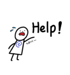 日常で使える ほんわか白いひと - 英語 -（個別スタンプ：29）