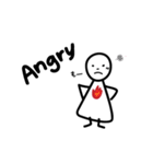 日常で使える ほんわか白いひと - 英語 -（個別スタンプ：31）