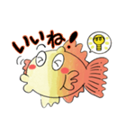 金魚の賑やかスタンプ（個別スタンプ：5）
