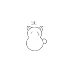 猫だるま1（個別スタンプ：4）