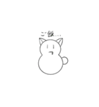 猫だるま1（個別スタンプ：5）