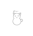 猫だるま1（個別スタンプ：6）