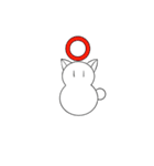 猫だるま1（個別スタンプ：14）