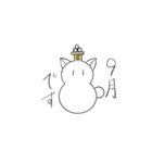 猫だるま1（個別スタンプ：24）