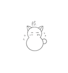 猫だるま1（個別スタンプ：32）