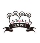 開運☆大人かわいい子年の年賀状【2020】（個別スタンプ：40）