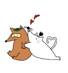 にゃんまげもぐら（個別スタンプ：32）