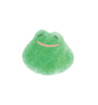 ふわふわカエル（個別スタンプ：1）
