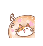 ねこねこドーナッツ（個別スタンプ：3）