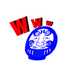 わらう。だるま（個別スタンプ：12）