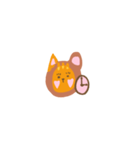 ベアオレンジ色の猫の宝（個別スタンプ：7）