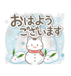 大人ナチュラルな和柄を使った冬と年末年始（個別スタンプ：15）