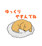ミニチュアダックスの親子 冬編（個別スタンプ：15）