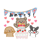 イギリス好きなくまとトイプー2（個別スタンプ：24）